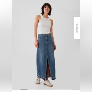 Gap denim Maxi Skirt